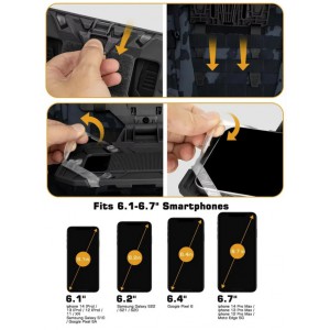 Подсумок административный нагрудный для смартфона, планшета "Бабочка" [STRIKE GEAR]